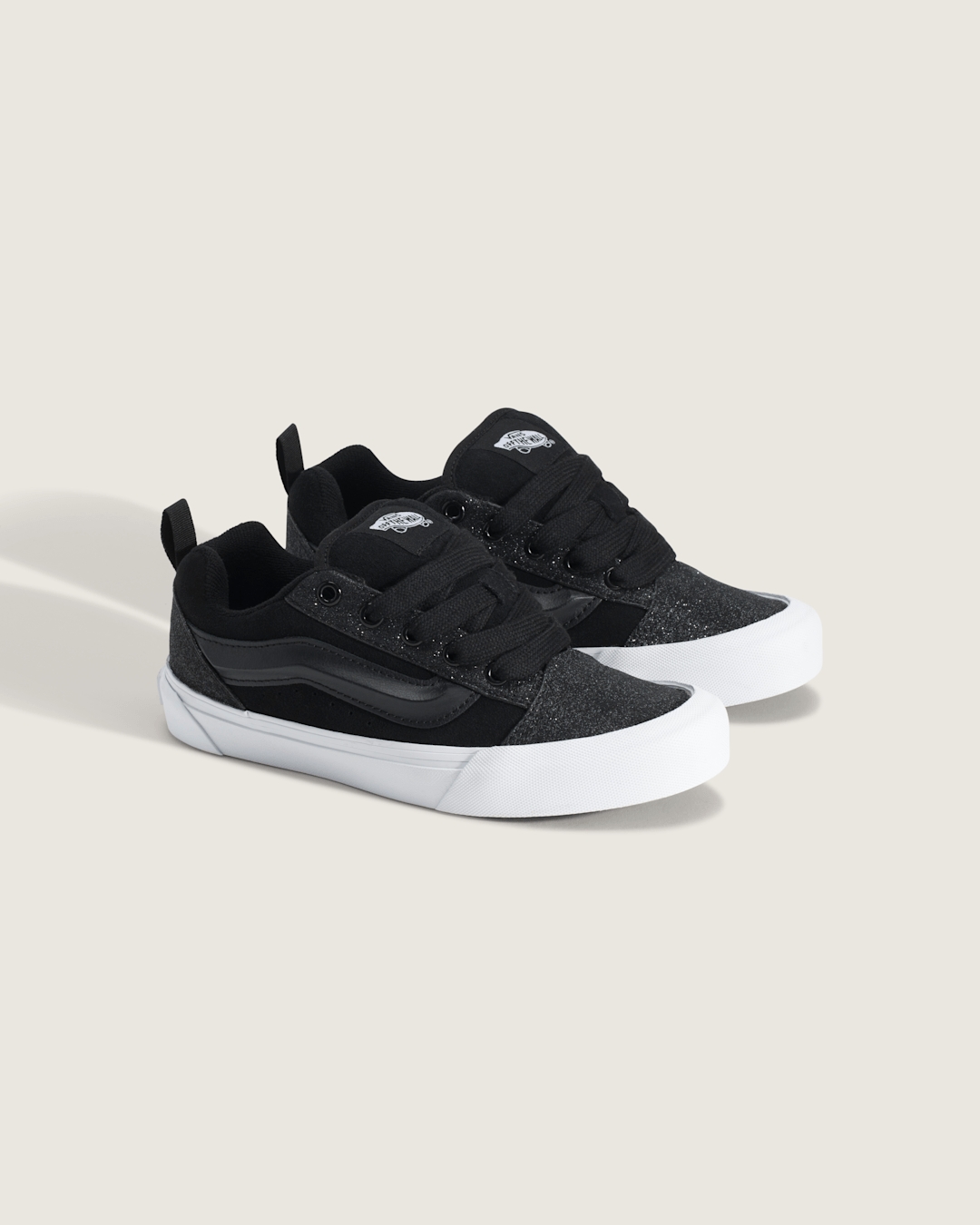 Big Kids Knu Skool Shoe in Dazzled Black | Vans near me