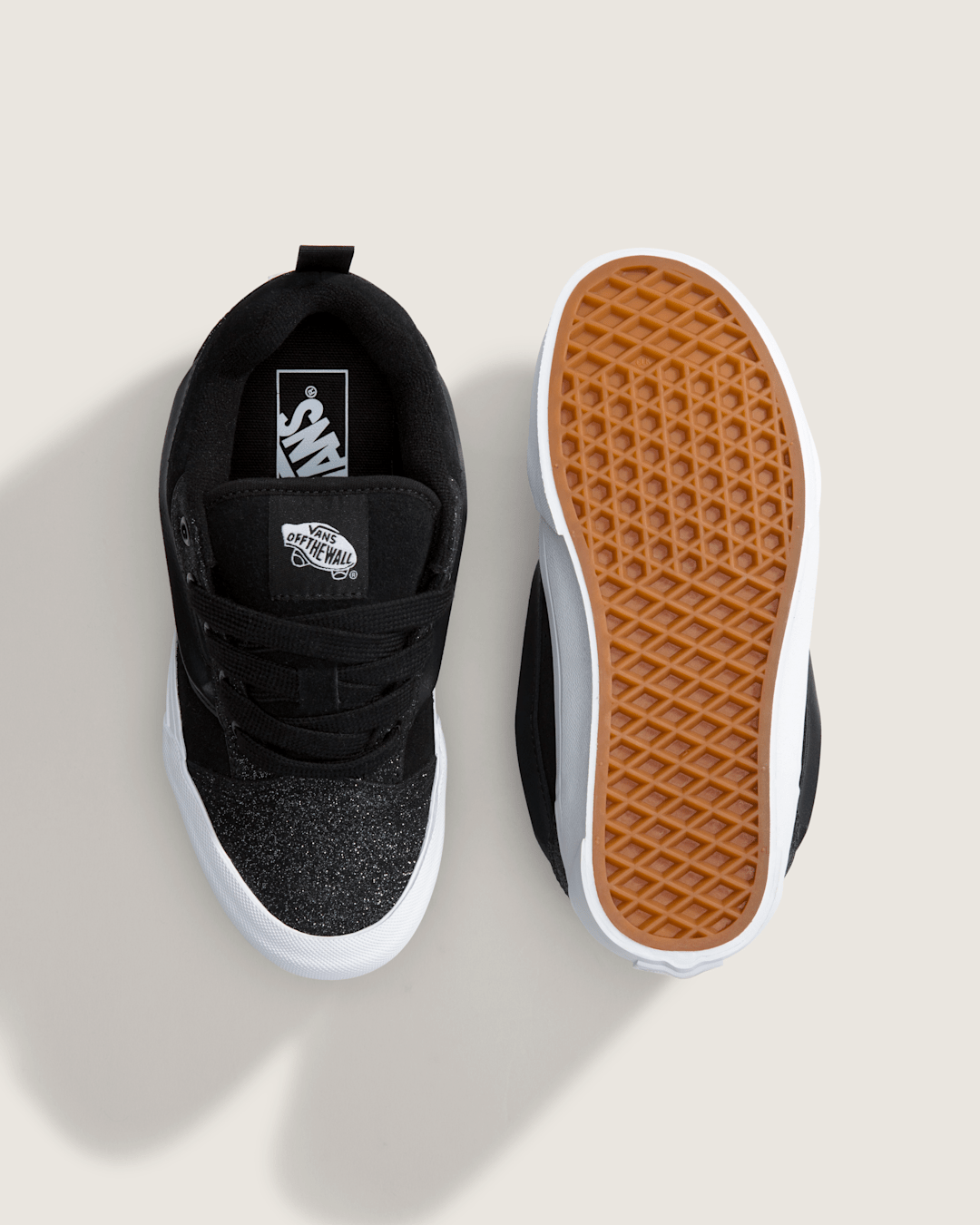 Big Kids Knu Skool Shoe in Dazzled Black | Vans near me