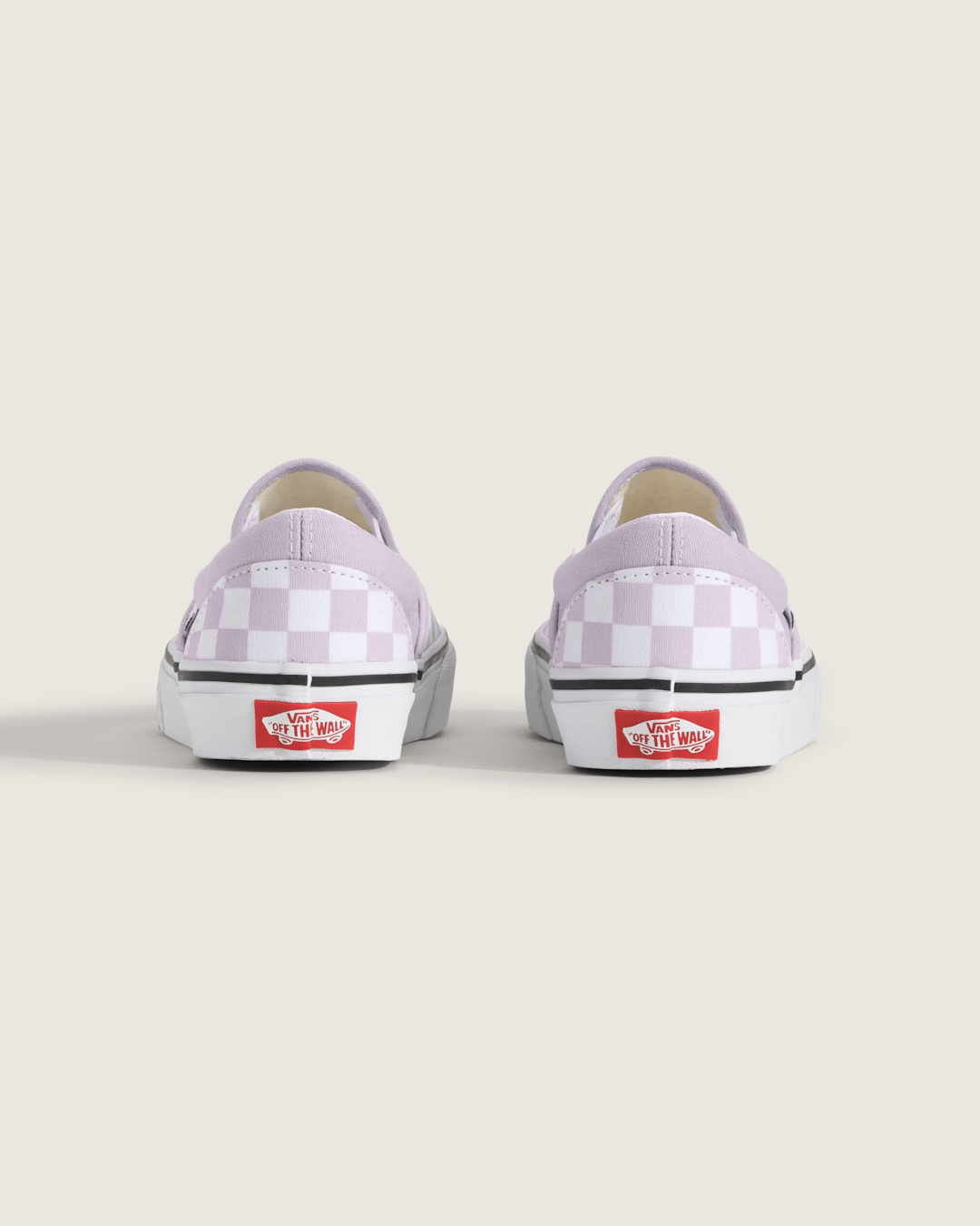 Big Kids Classic Slip-On Checkerboard Shoe in Checkerboard Lilac Mist Purple | Vans online