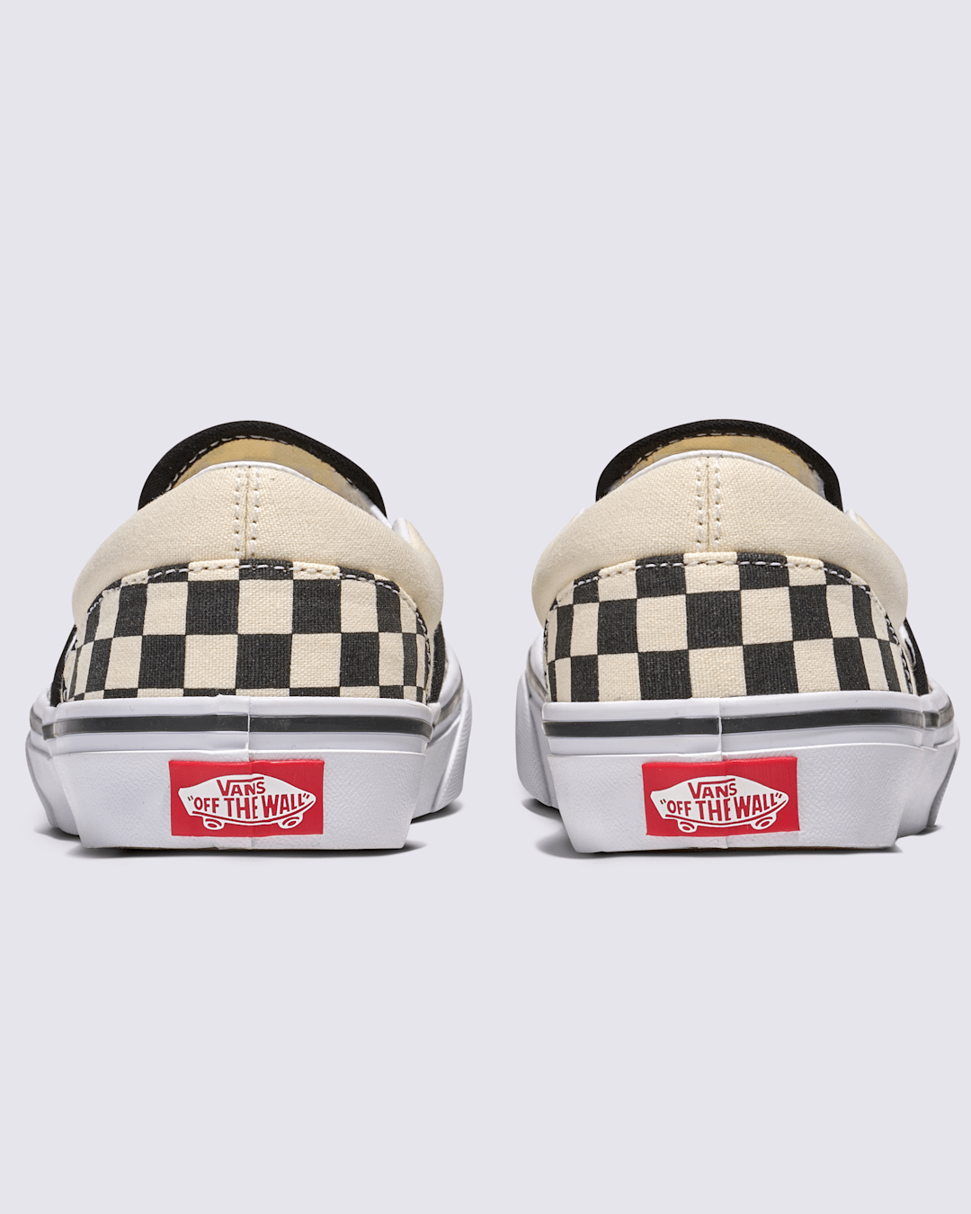 Big Kids Classic Slip-On Shoe in Checkerboard Black / White | Vans sale
