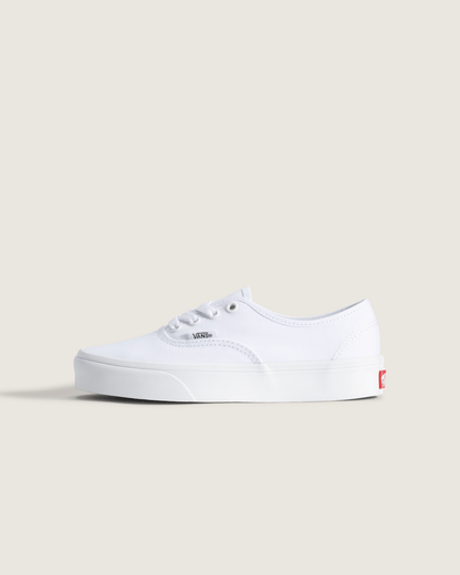 Big Kids Authentic Shoe in True White | Vans discount