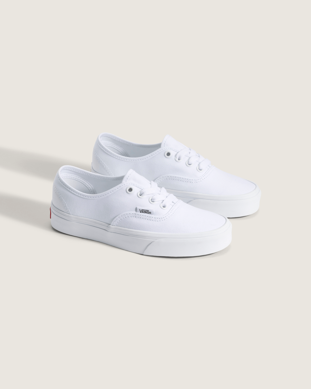 Big Kids Authentic Shoe in True White | Vans discount