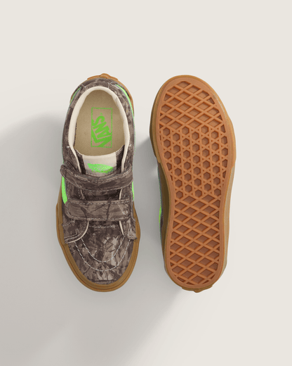 Little Kids Sk8-Mid V Shoe in Camo Gecko Green | Vans near me