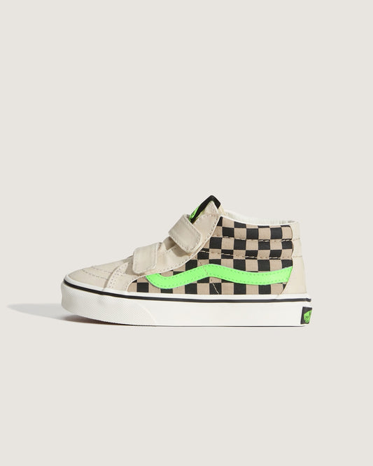 Little Kids Sk8-Mid V Shoe in Glow-in-the-Dark Taupe Mist Grey | Vans sale