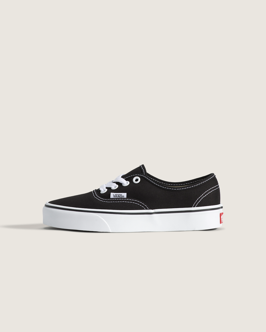 Big Kids Authentic Shoe in Black | Vans discount