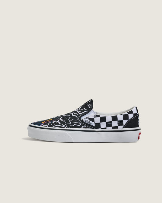 KPop Demon Hunters x Vans Big Kids Classic Slip-On Shoe in KPop Demon Hunters Black | Vans discount