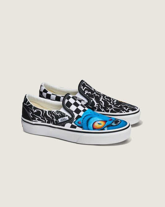 KPop Demon Hunters x Vans Big Kids Classic Slip-On Shoe in KPop Demon Hunters Black | Vans discount