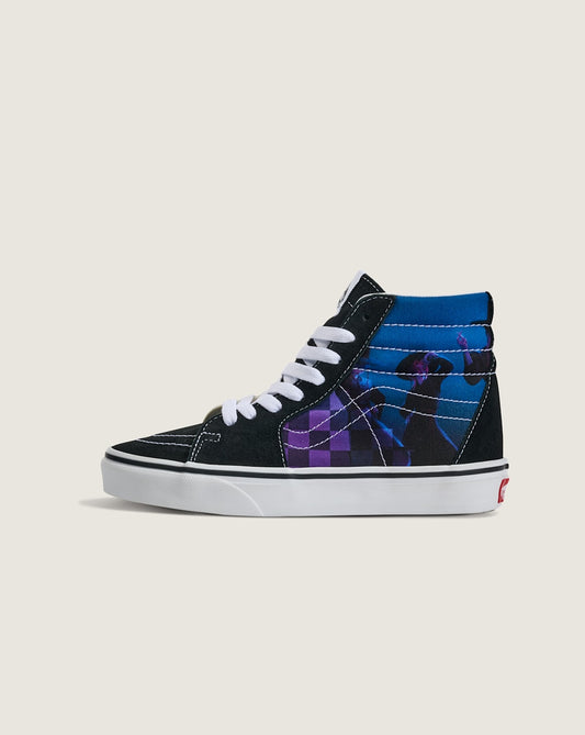 KPop Demon Hunters x Vans Big Kids Sk8-Hi Shoe in Kpop Demon Hunters Black / Blue | Vans near me