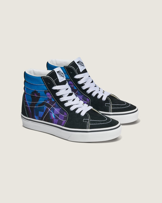 KPop Demon Hunters x Vans Big Kids Sk8-Hi Shoe in Kpop Demon Hunters Black / Blue | Vans near me