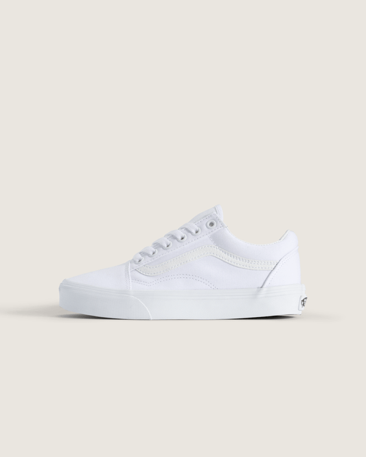 Big Kids Old Skool Shoe in True White | Vans on sale