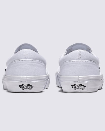 Big Kids Classic Slip-On Shoe in True White | Vans online