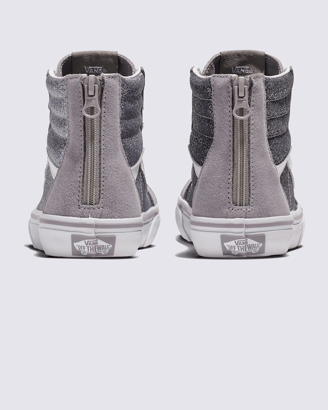 Big Kids Sk8-Hi Shoe in Glitter Gunmetal | Vans online