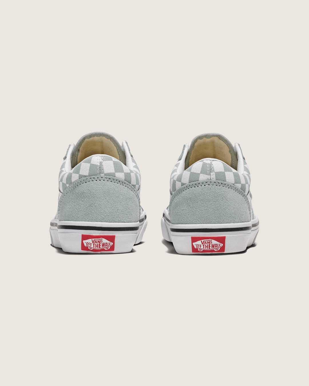 Big Kids Old Skool Checkerboard Shoe in Checkerboard Green / White | Vans sale
