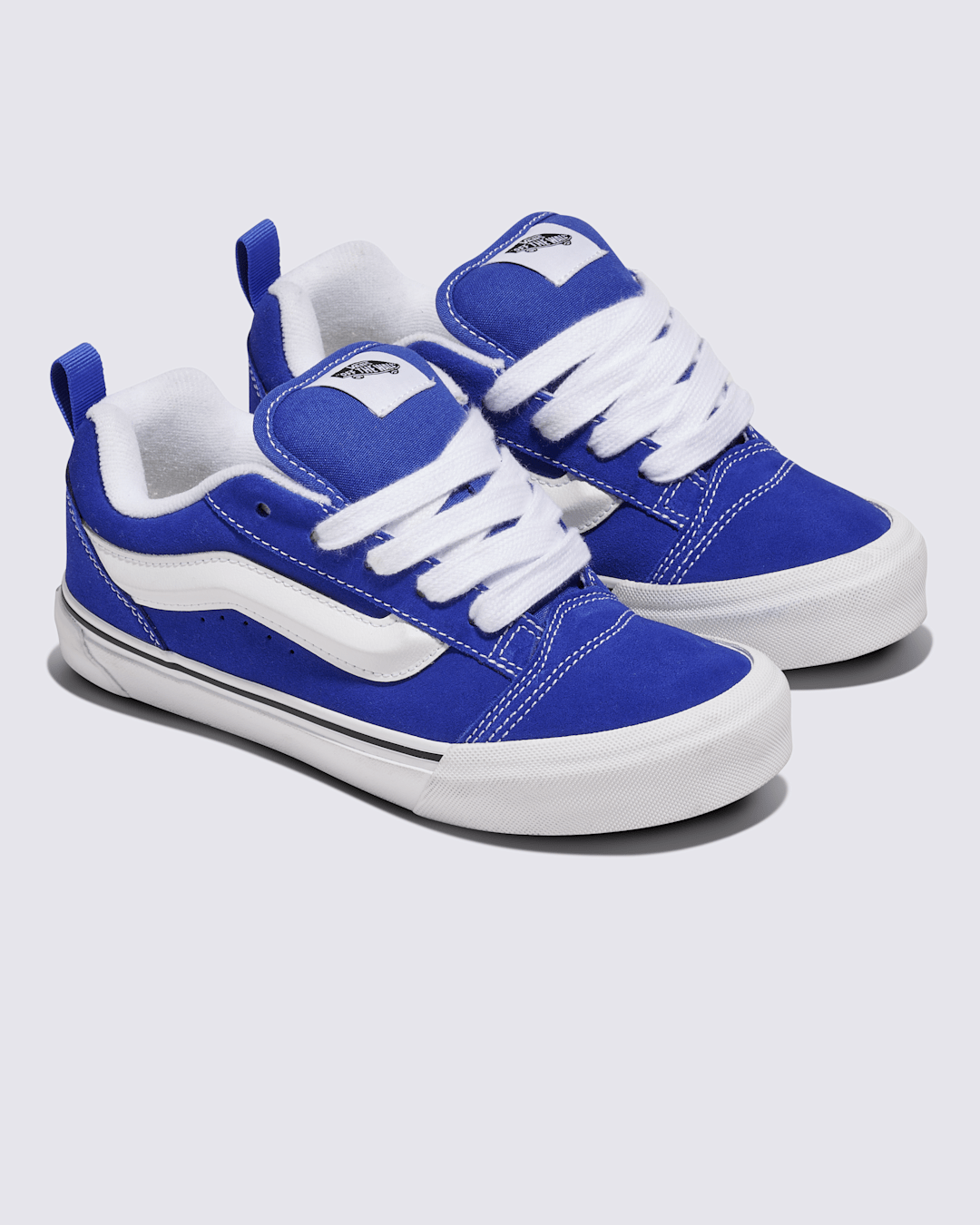 Big Kids Knu Skool Shoe in Blue / White | Vans online
