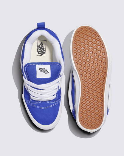 Big Kids Knu Skool Shoe in Blue / White | Vans online