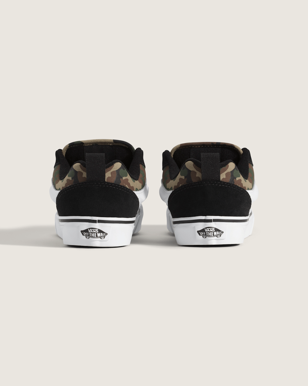 Big Kids Knu Skool Shoe in Camo Black / Green | Vans outlet