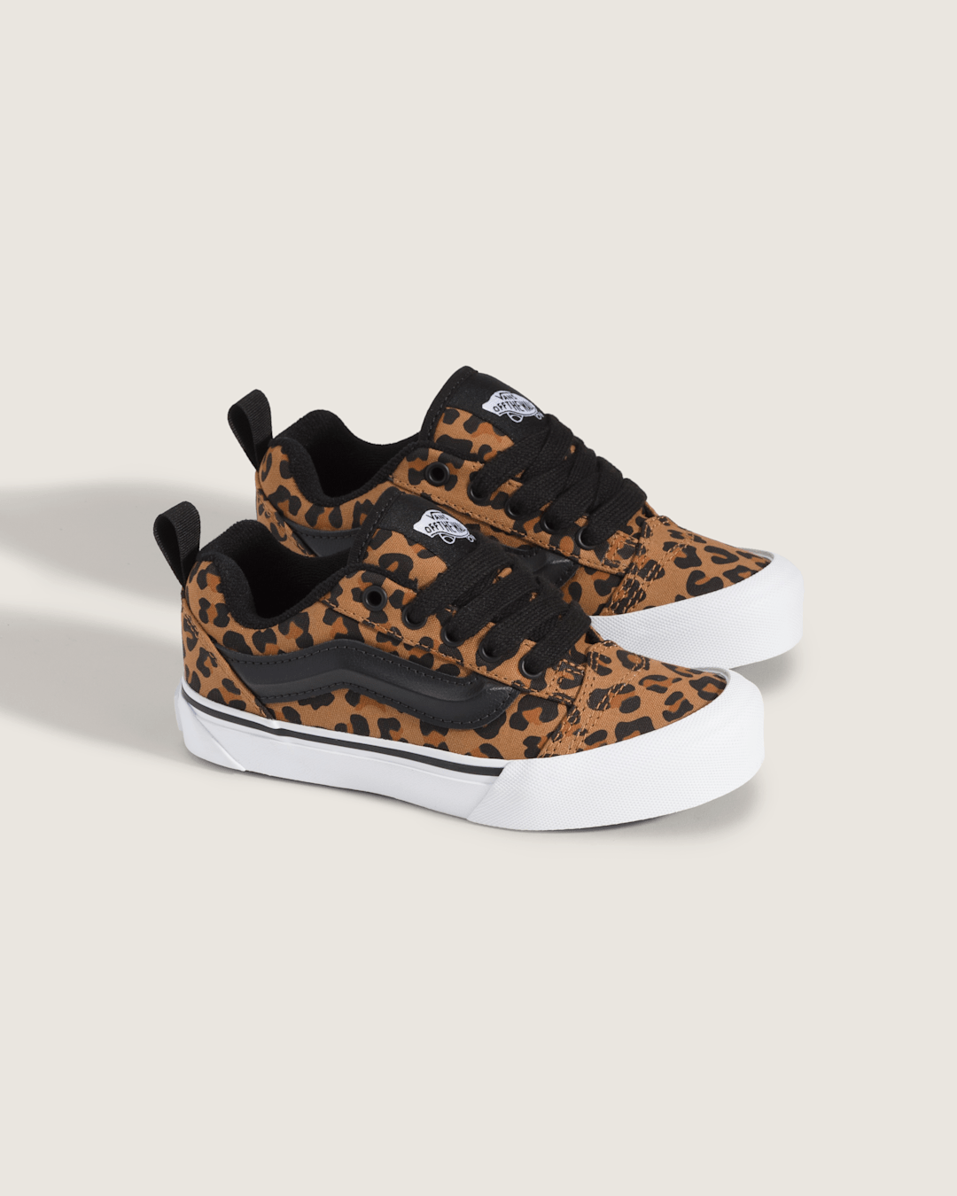 Big Kids' Knu Skool Shoe in Leopard Brown / Black | Vans on sale