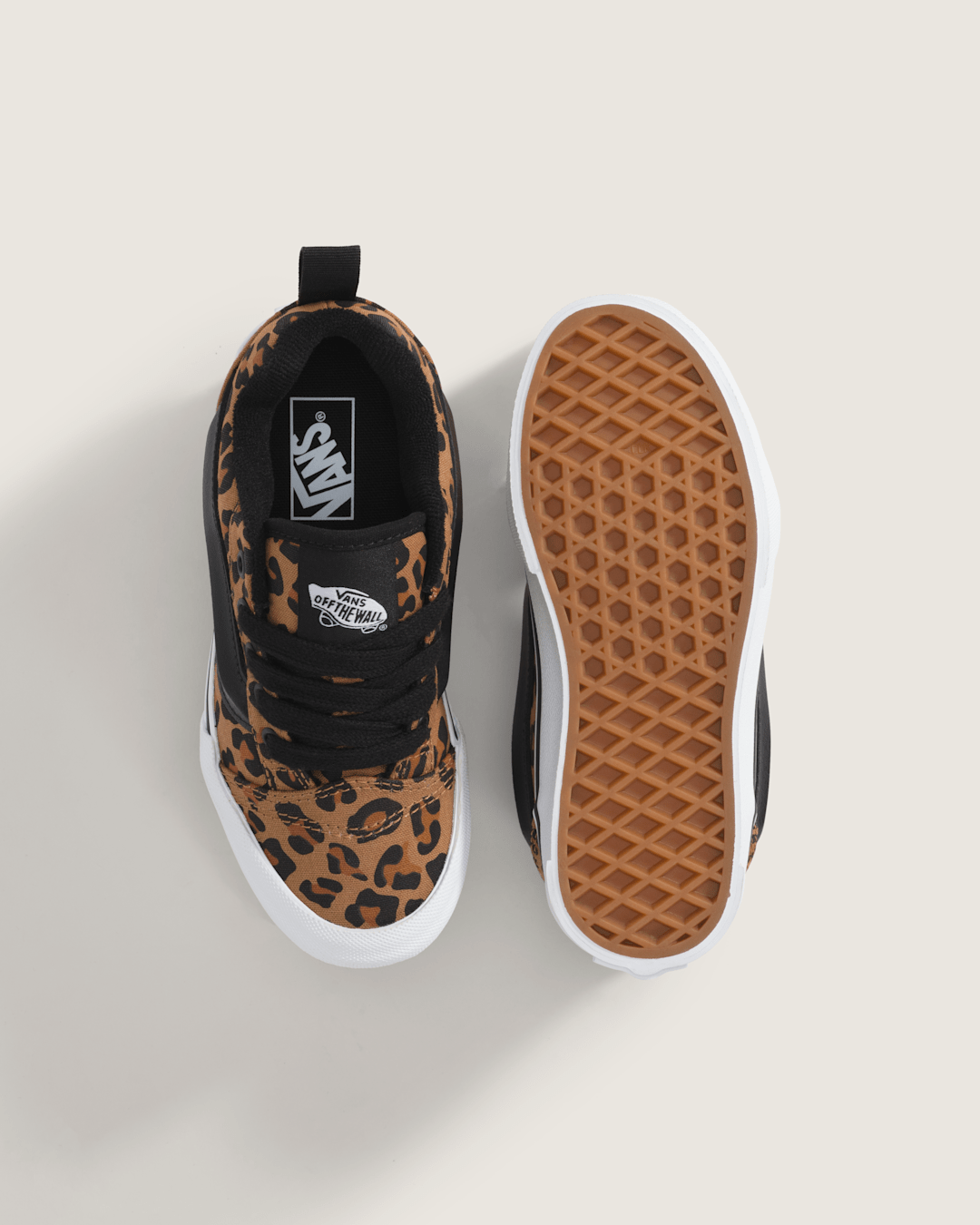Big Kids' Knu Skool Shoe in Leopard Brown / Black | Vans on sale