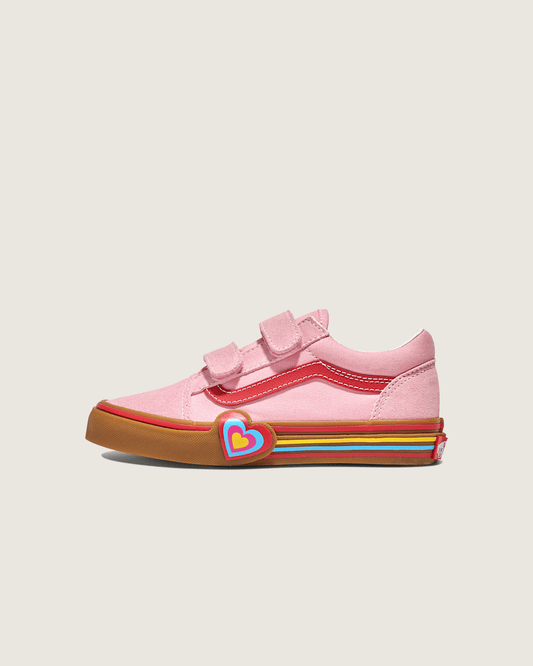 Little Kids Old Skool V Shoe in Gum Pink | Vans near me