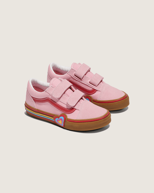 Little Kids Old Skool V Shoe in Gum Pink | Vans near me
