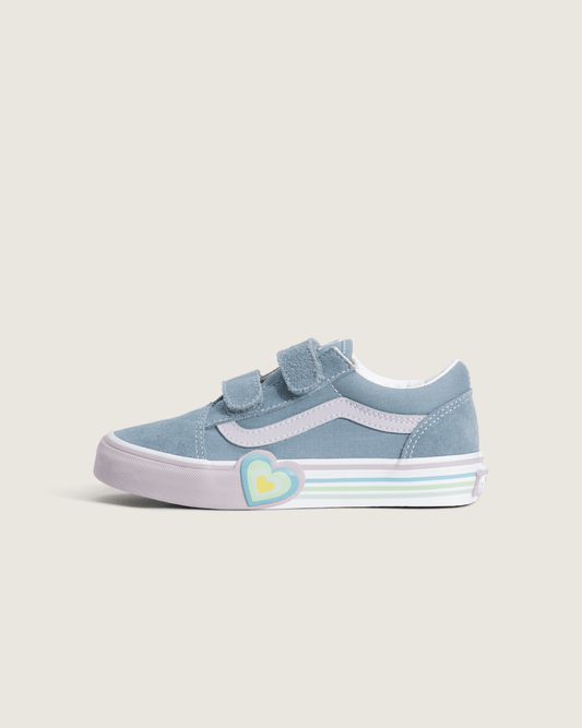 Little Kids Old Skool V Shoe in Citadel Blue | Vans sale