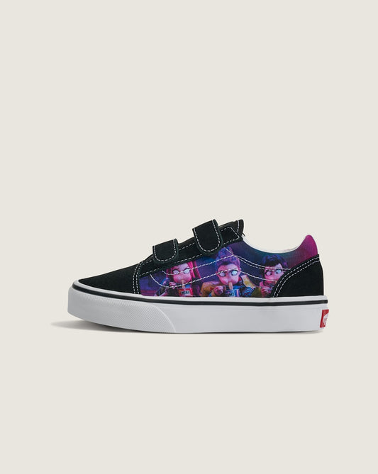 KPop Demon Hunters x Vans Little Kids Old Skool V Shoe in Kpop Demon Hunters Purple | Vans discount