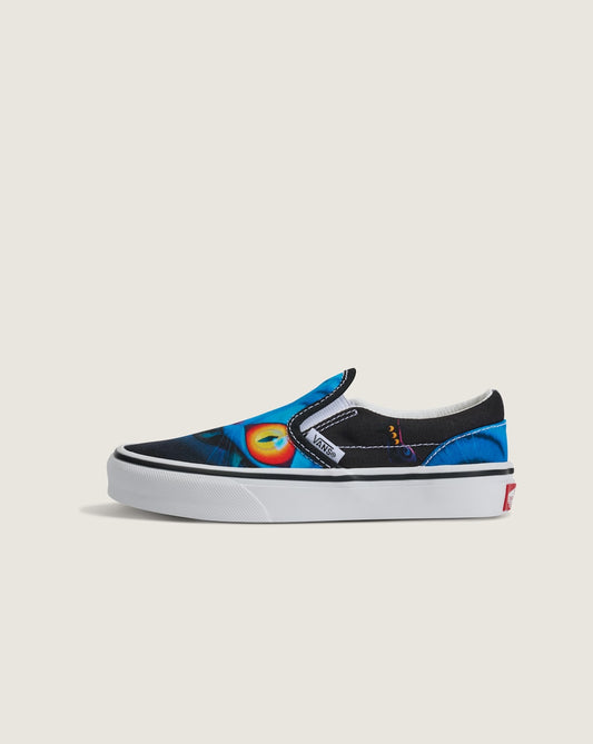 KPop Demon Hunters x Vans Little Kids Classic Slip-On Shoe in Kpop Demon Hunters Black | Vans online