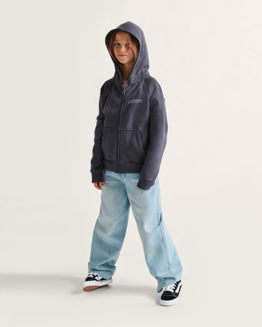 Little Kids Knu Skool Shoe in Black / True White | Vans near me