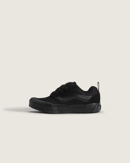 Little Kids Knu Skool Shoe in Triple Black | Vans discount