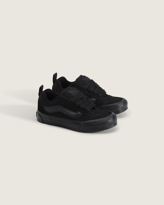 Little Kids Knu Skool Shoe in Triple Black | Vans discount