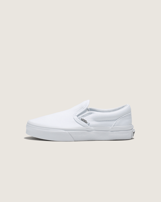 Kids Classic Slip-On True White Shoes | Vans discount