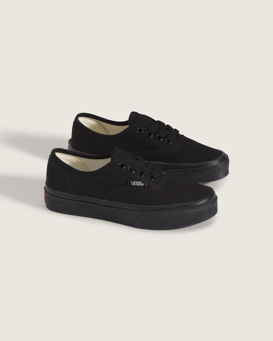 Kids Authentic Black/Black Shoes | Vans online