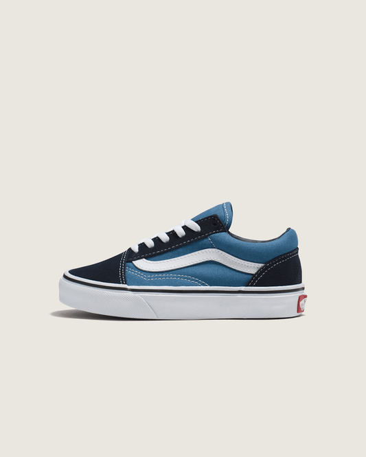 Kids Old Skool Navy/True White Shoes | Vans outlet