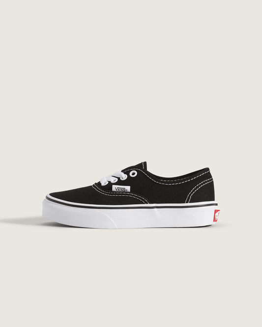 Kids Authentic Black/True White Shoes | Vans online
