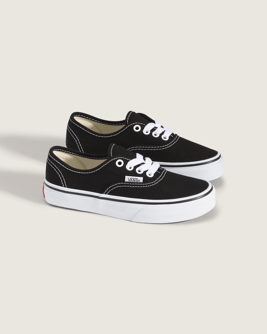 Kids Authentic Black/True White Shoes | Vans online