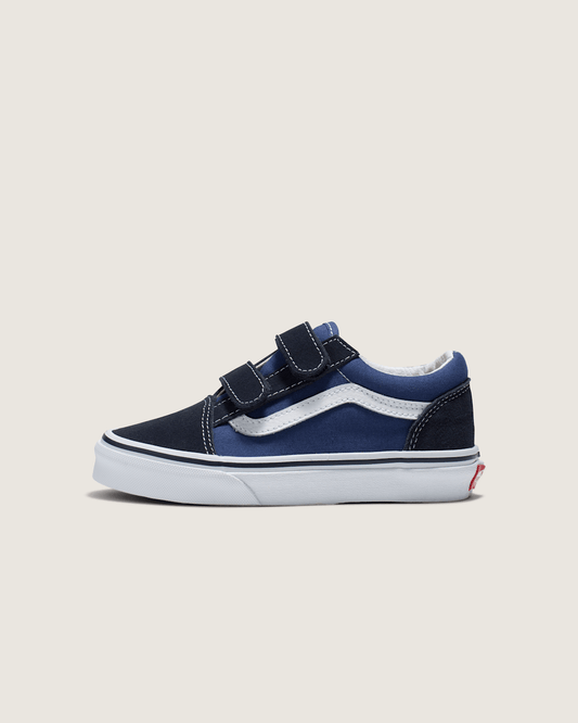 Kids Old Skool V Navy/True White Shoes | Vans outlet