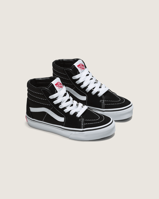 Kids Sk8-Hi Black/True White Shoes | Vans online