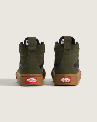 Little Kids Sk8-Hi Water Resistant Shoe in Grape Leaf Green / Gum | Vans on sale