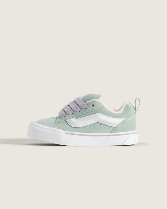 Little Kids Knu Skool Shoe in Grey / Olive Green | Vans on sale
