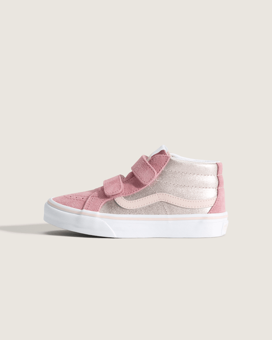 Little Kids Sk8-Mid Reissue V Shoe in Metallic Pop Pink | Vans online