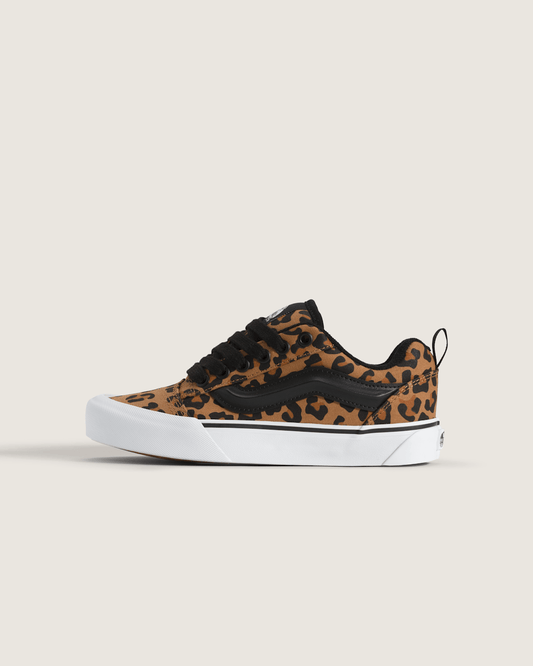 Little Kids Knu Skool Shoe in Leopard Brown / Black | Vans outlet