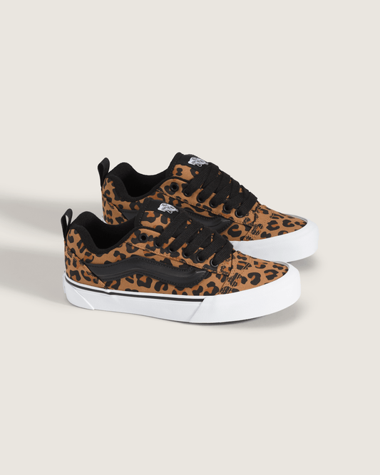 Little Kids Knu Skool Shoe in Leopard Brown / Black | Vans outlet