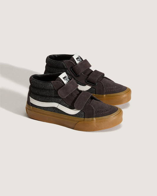 Little Kids Sk8-Mid V Shoe in Black | Vans on sale