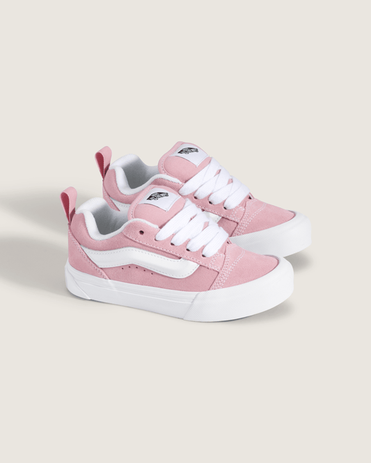 Little Kids Knu Skool Shoe in Dawn Pink / True White | Vans discount