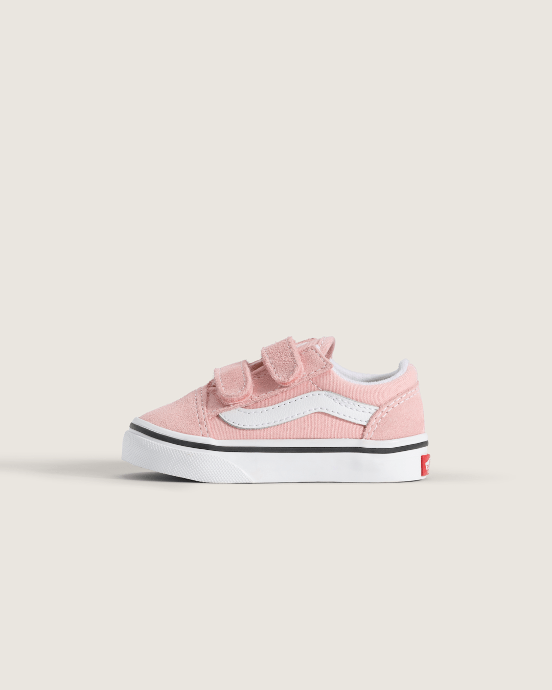 Toddler Old Skool V Powder Pink/True White Shoes | Vans online