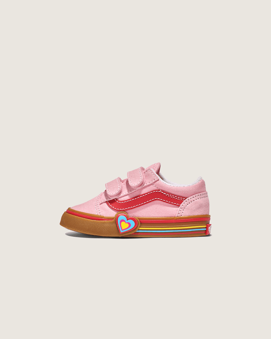 Toddler Old Skool V Shoe in Gum Pink | Vans sale