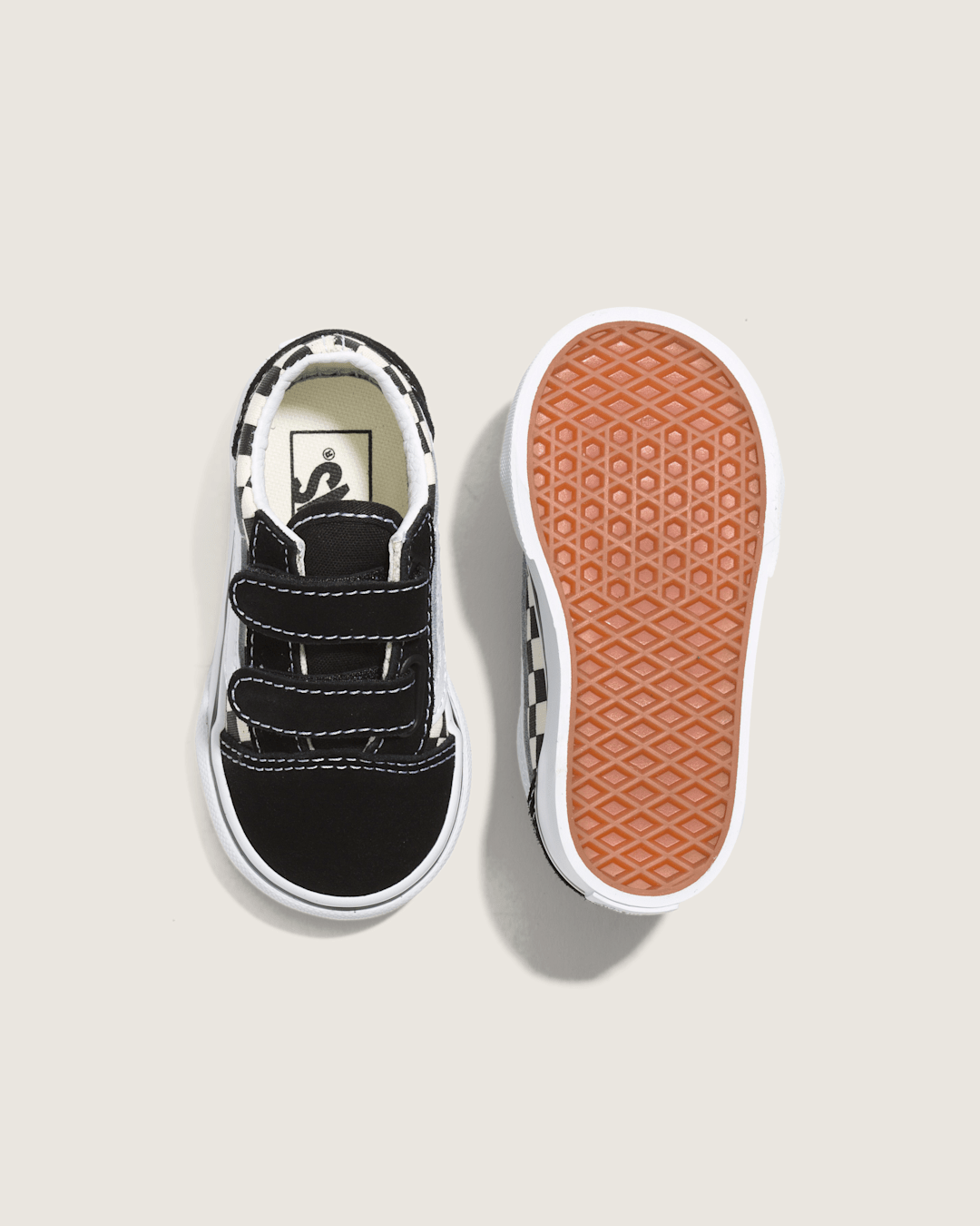 Toddler Old Skool V Checkerboard Shoe in Checkerboard Black / White | Vans near me