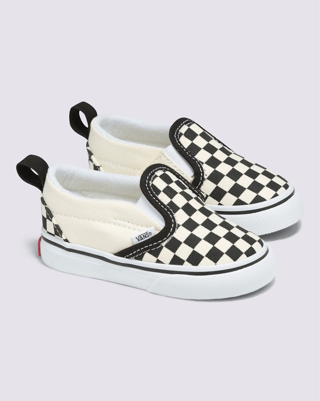 Toddler Slip-On V Checkerboard Black/Whitee Shoes | Vans near me