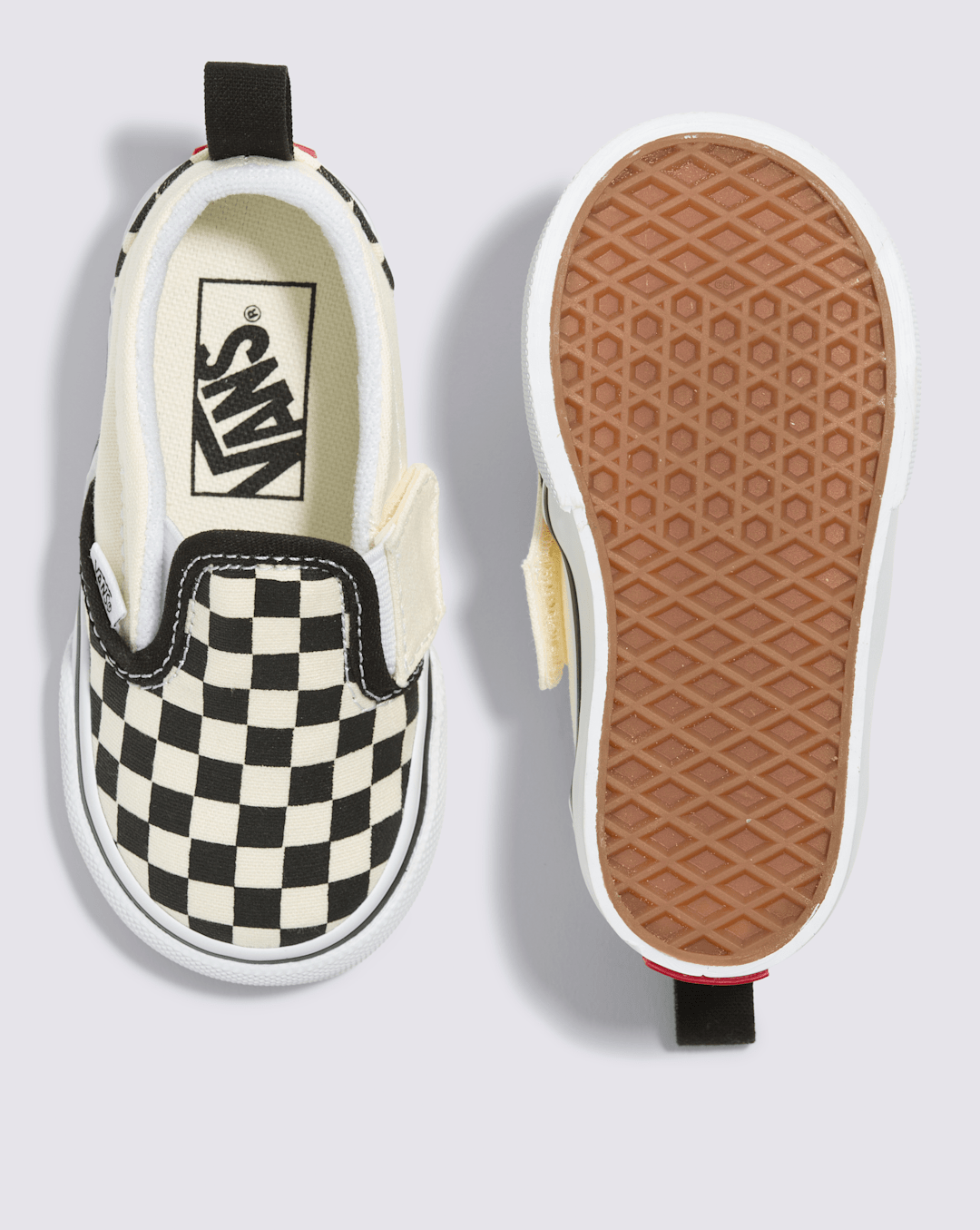 Toddler Slip-On V Checkerboard Black/Whitee Shoes | Vans near me