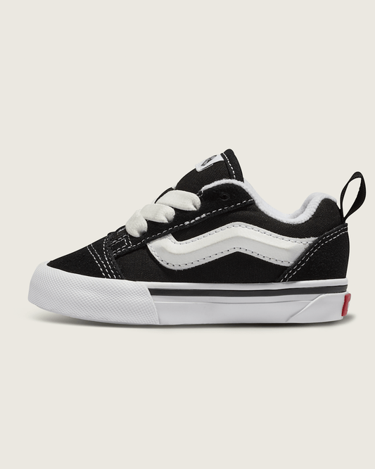 Toddler Knu Skool Shoe in Black / True White | Vans sale